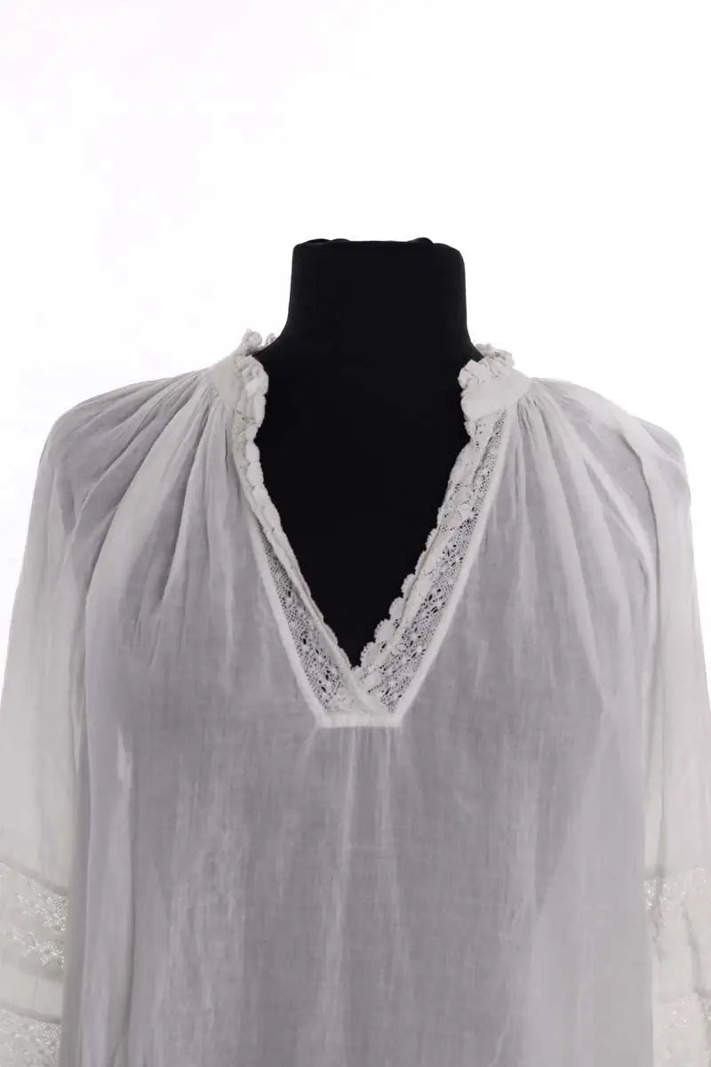 Blouse Ba&Sh Blanc en Coton