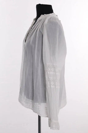 Blouse Ba&Sh Blanc en Coton