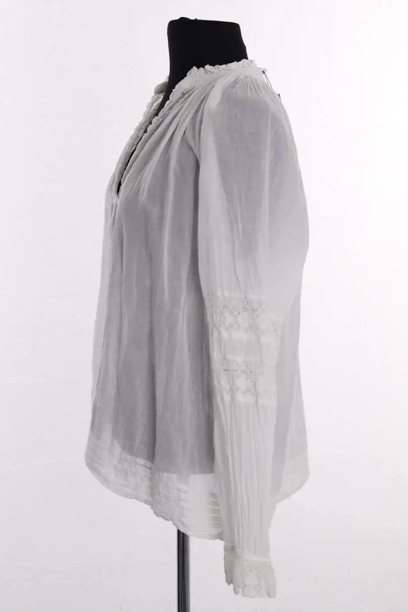 Blouse Ba&Sh Blanc en Coton