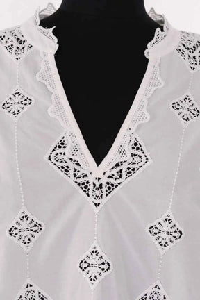 Blouse Ba&Sh Blanc en Coton