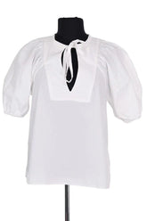 Blouse Ba&Sh Blanc en Coton, taille XS - Seconde Main