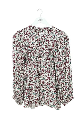 Blouse Ba&Sh Blanc en Synthétique, taille L - Seconde Main