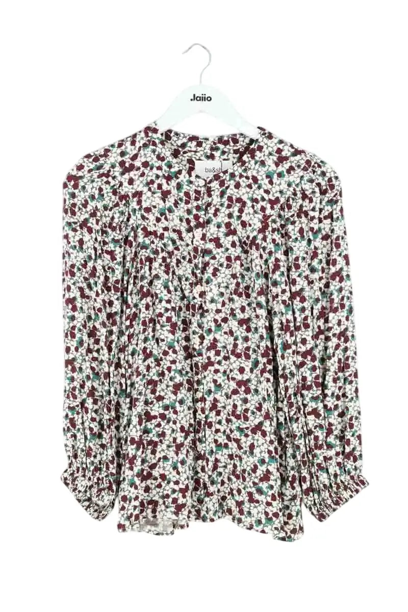 Blouse Ba&Sh Blanc en Synthétique, taille L - Seconde Main