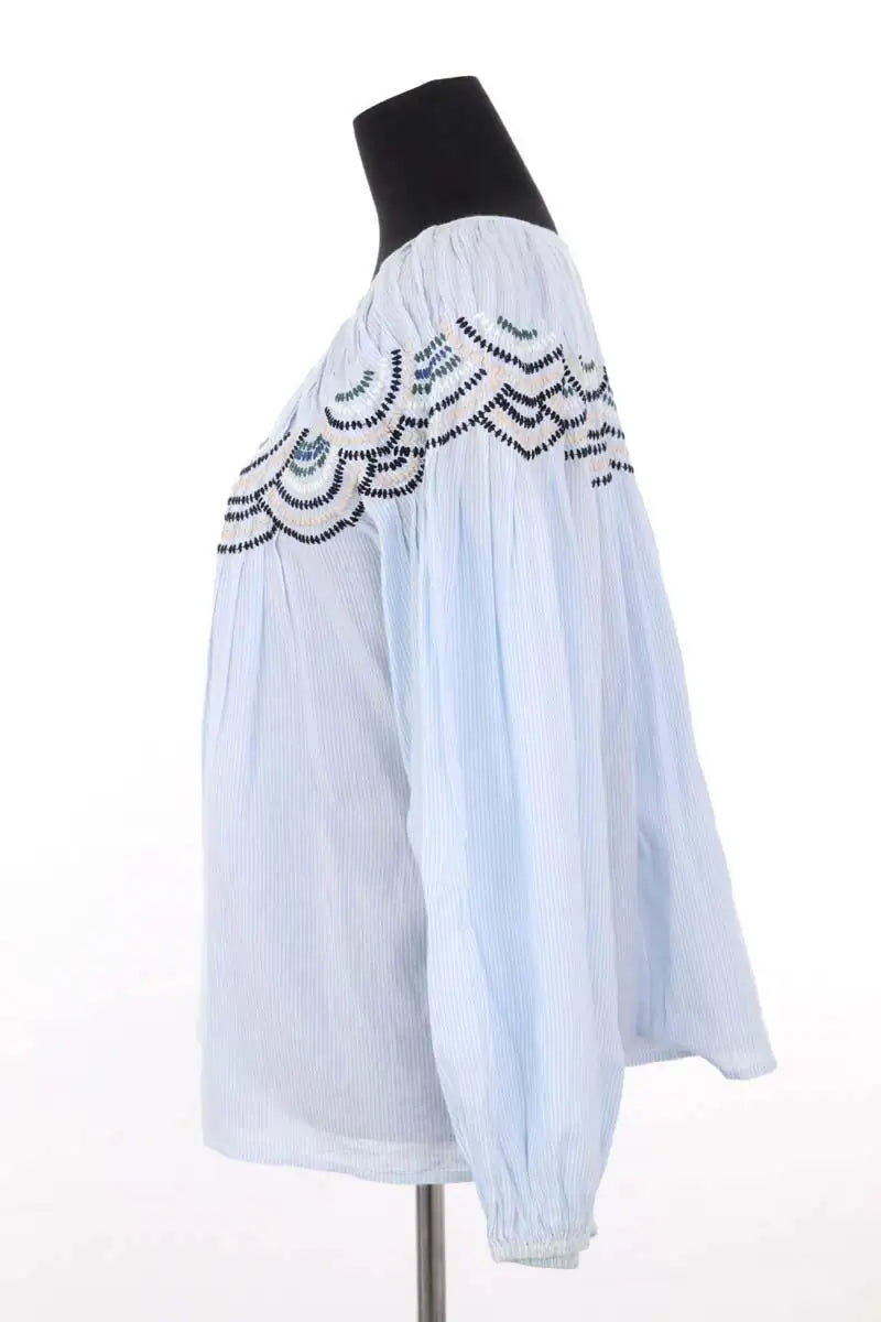 Blouse Ba&Sh Bleu en Coton