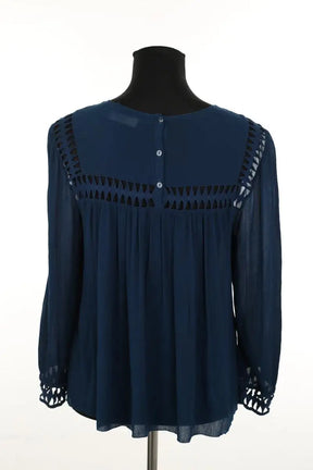 Blouse Bash Bleu en Synthétique