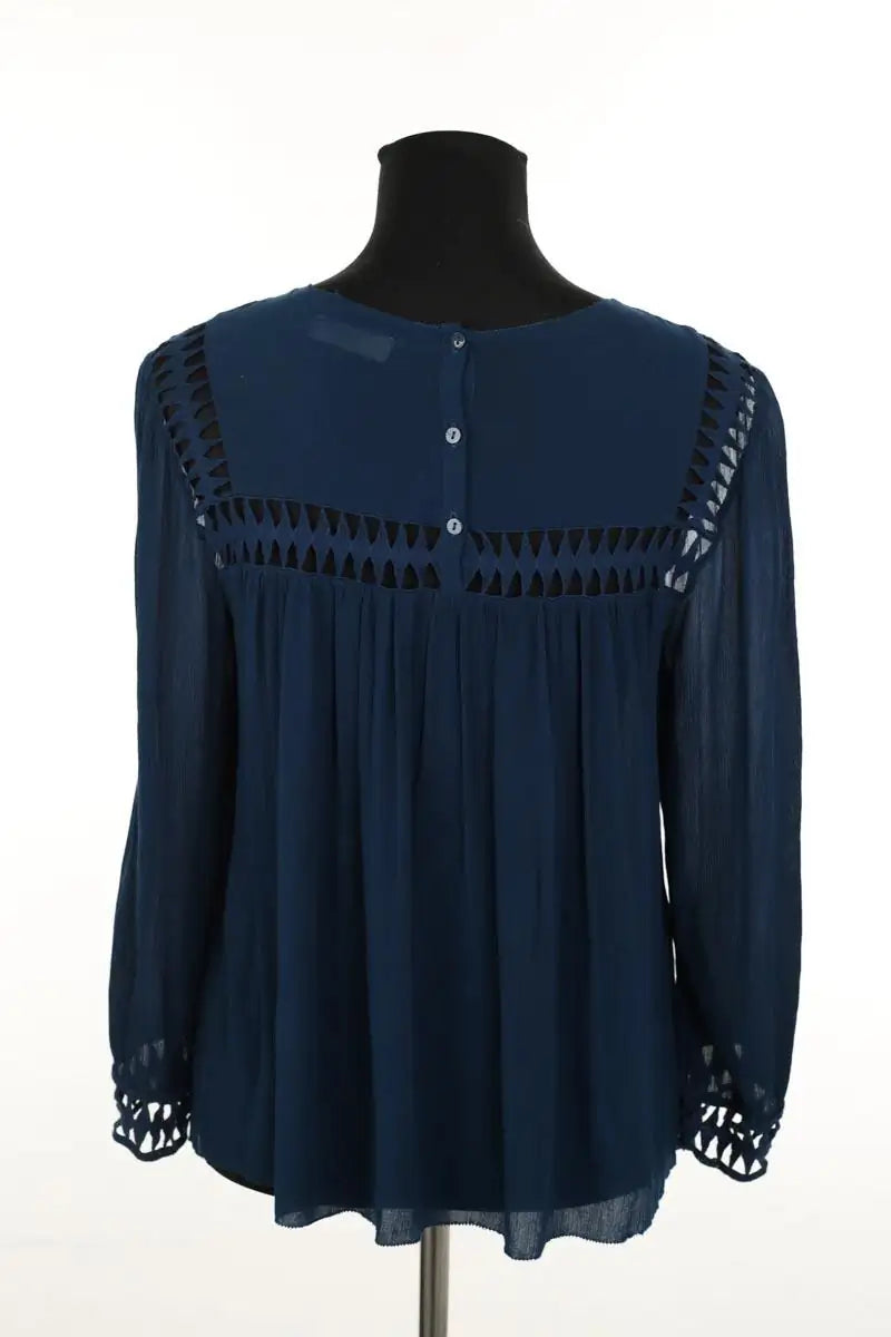 Blouse Bash Bleu en Synthétique