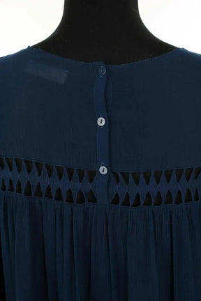 Blouse Bash Bleu en Synthétique