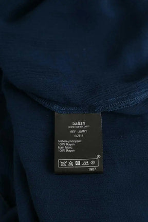 Blouse Bash Bleu en Synthétique