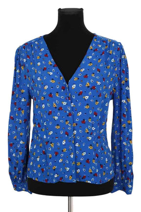 Blouse Bash Bleu en Viscose, taille L - Seconde Main