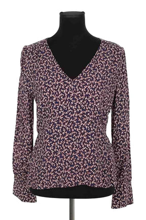 Blouse Ba&Sh Bleu en Viscose, taille M - Seconde Main