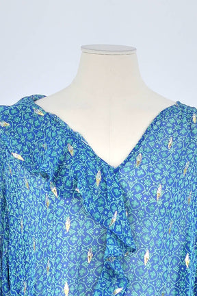 Blouse Bash Bleu en Viscose