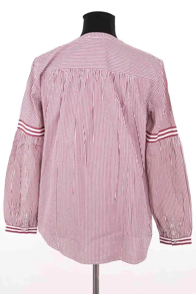 Blouse Ba&Sh Bordeaux en Coton
