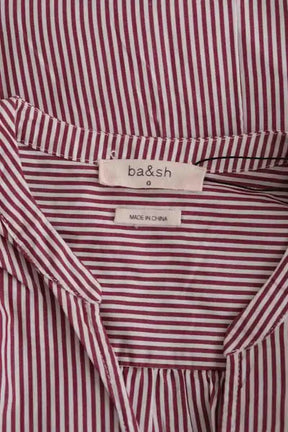 Blouse Ba&Sh Bordeaux en Coton