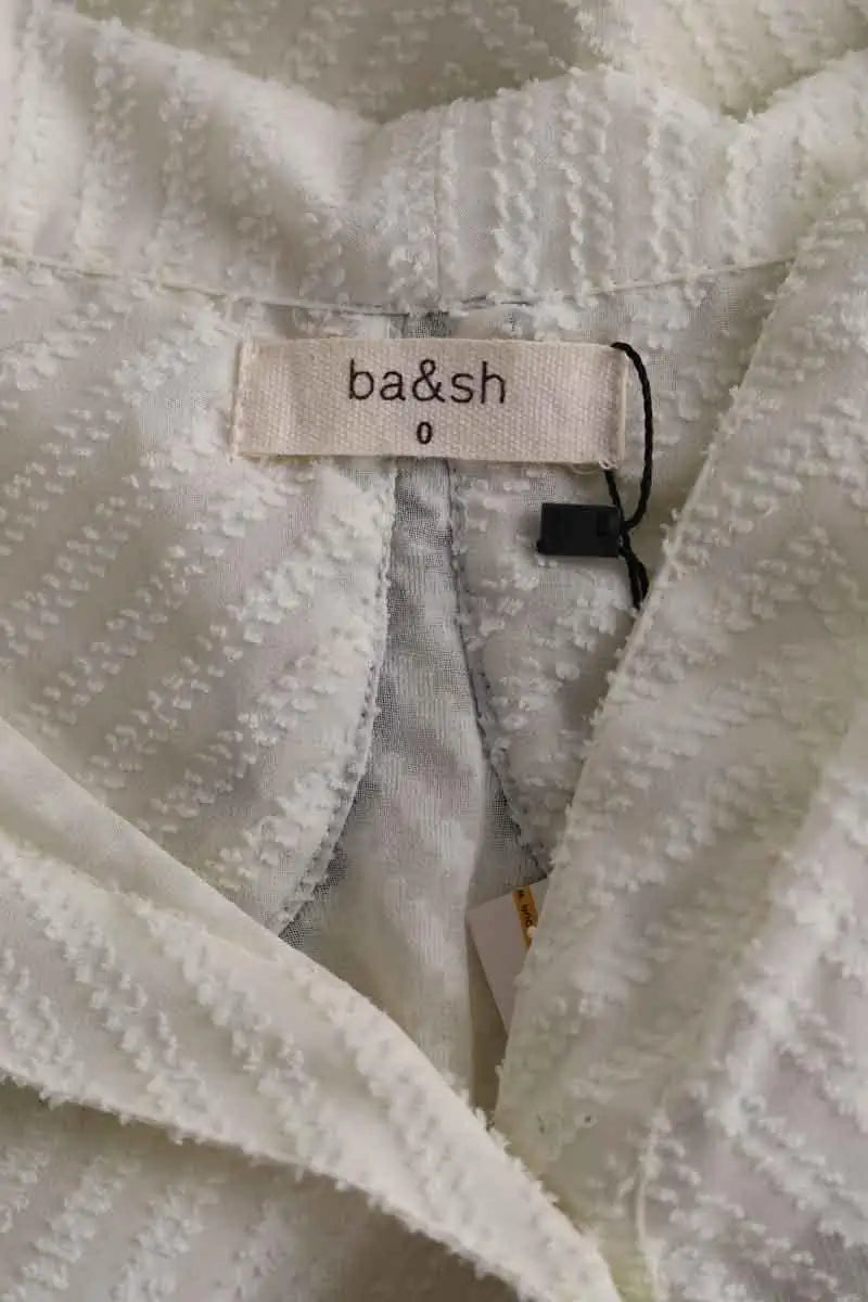 Blouse Ba&Sh Iceberg Ecru en Synthétique
