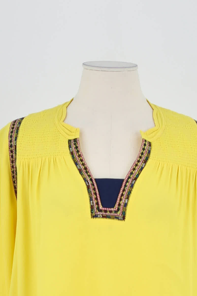 Blouse Bash Jaune en Viscose
