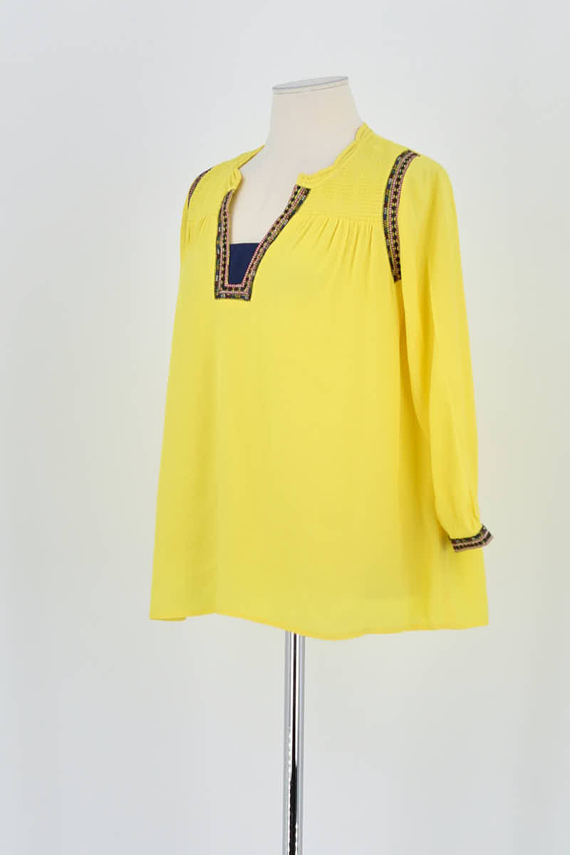 Blouse Bash Jaune en Viscose