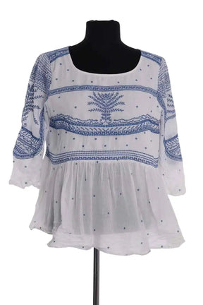 Blouse Ba&Sh Manon Blanc en Coton, taille S - Seconde Main