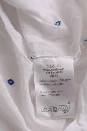 Blouse Ba&Sh Manon Blanc en Coton