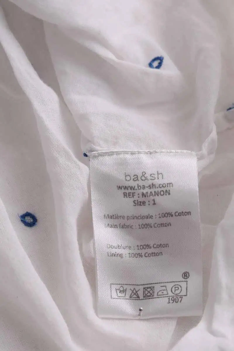 Blouse Ba&Sh Manon Blanc en Coton