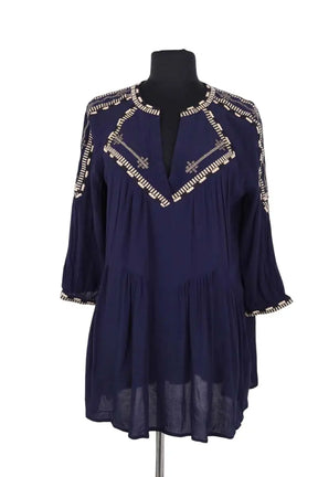 Blouse Ba&Sh Marine en Viscose, taille M - Seconde Main