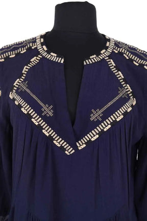 Blouse Ba&Sh Marine en Viscose