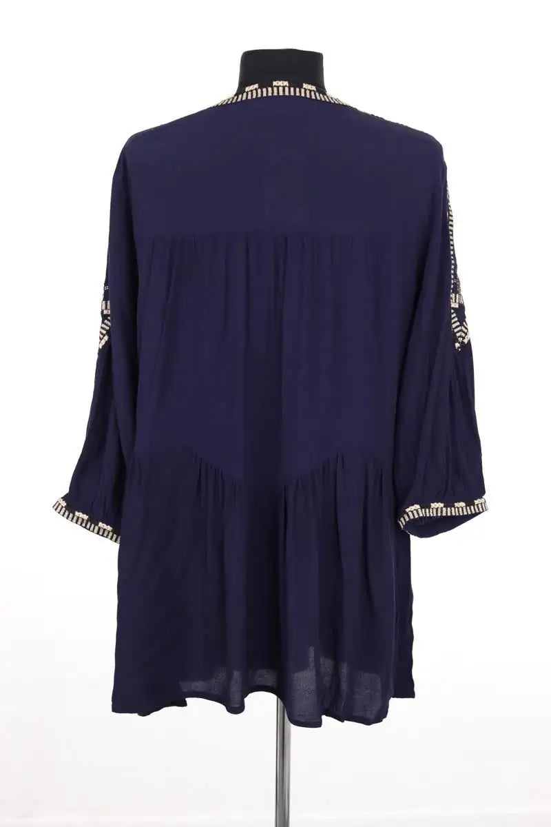 Blouse Ba&Sh Marine en Viscose