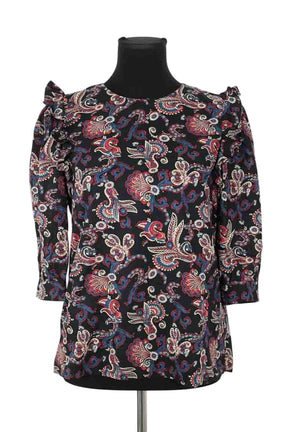 Blouse Bash Multicolore en Coton, taille S - Seconde Main