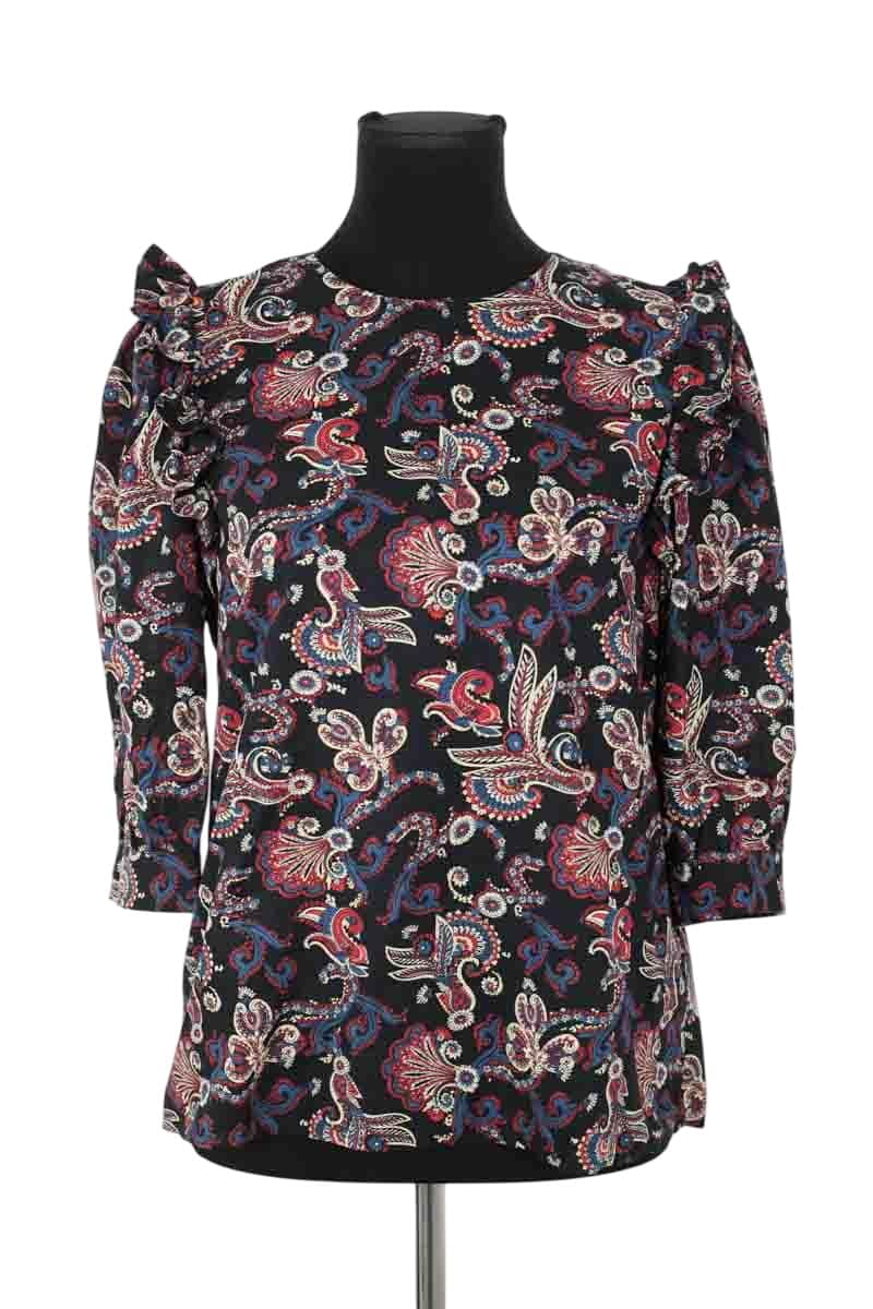 Blouse Bash Multicolore en Coton, taille S - Seconde Main