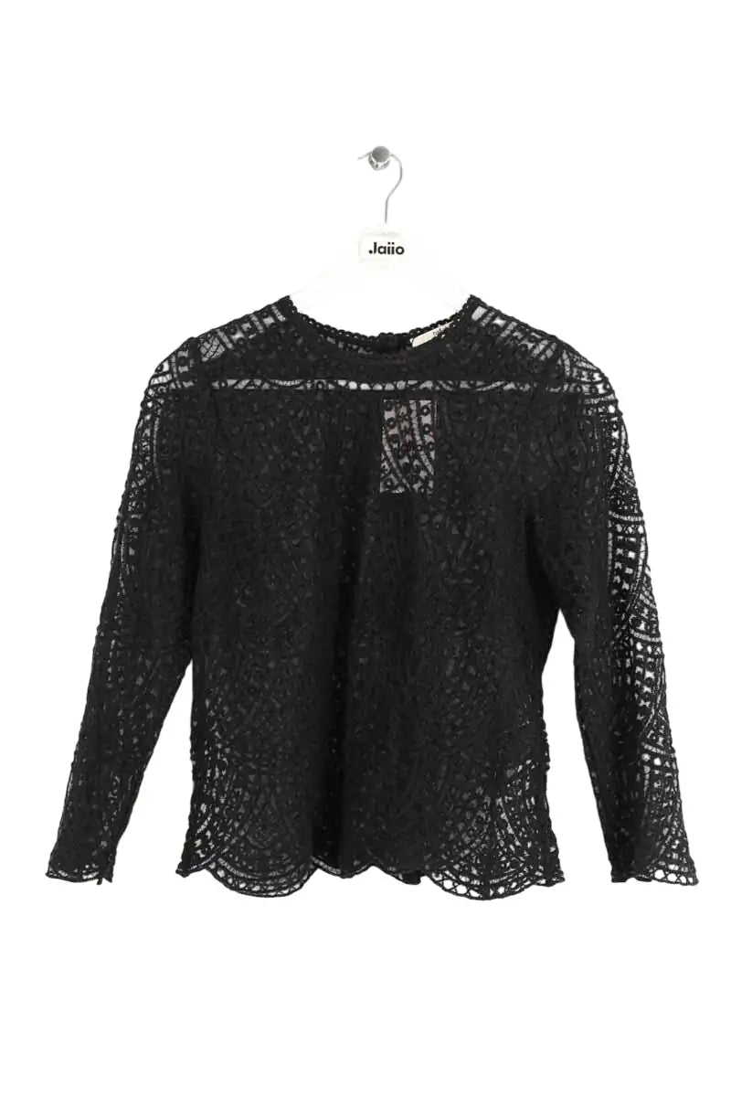 Blouse Ba&Sh Noir en Coton, taille S - Seconde Main