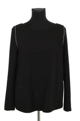 Blouse Ba&Sh Noir en Polyester, taille M - Seconde Main