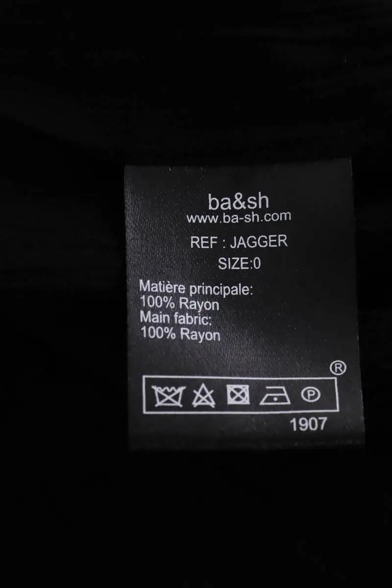 Blouse Ba&Sh Noir en Synthétique