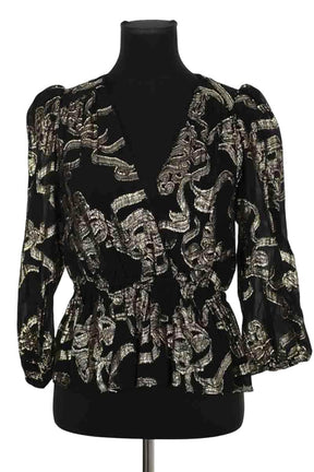 Blouse Ba&Sh Noir en Viscose, taille S - Seconde Main