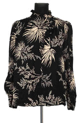 Blouse Bash Noir en Viscose, taille S - Seconde Main