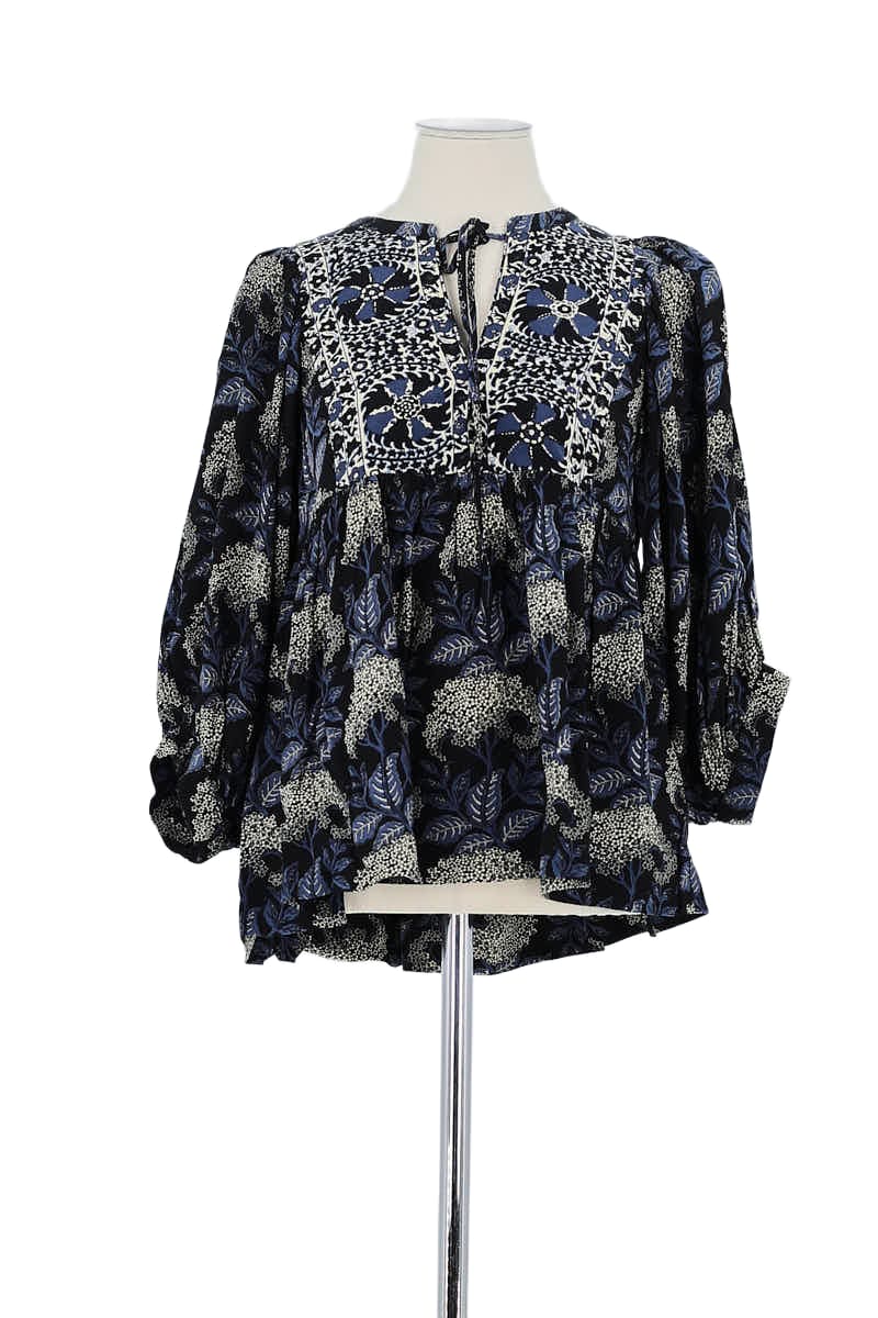 Blouse Bash Noir en Viscose, taille XS - Seconde Main