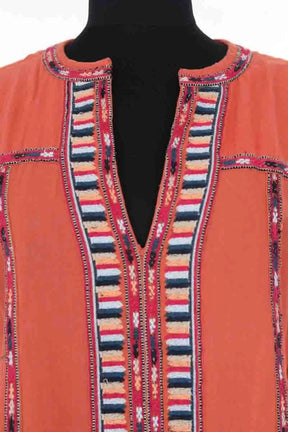 Blouse Ba&Sh Orange en Coton