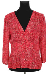 Blouse Bash Rouge en Viscose, taille M - Seconde Main