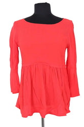 Blouse Ba&Sh Rouge en Viscose, taille XS - Seconde Main