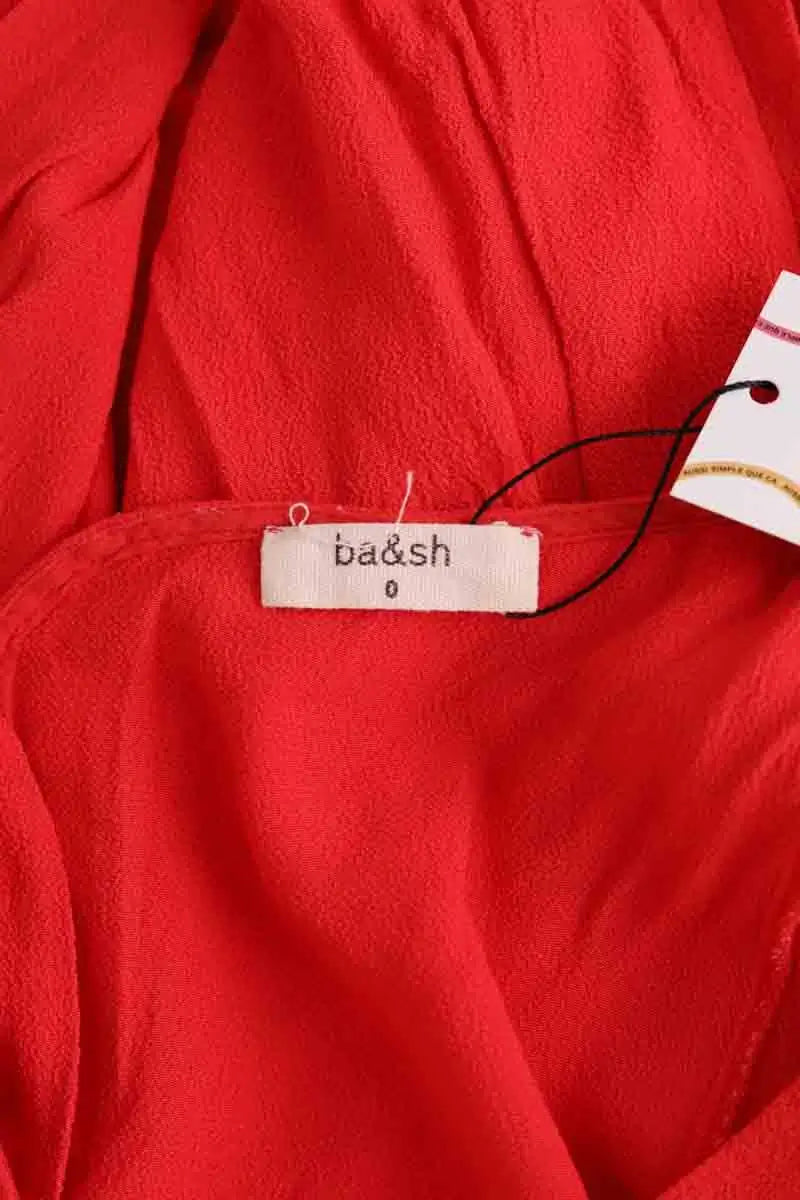 Blouse Ba&Sh Rouge en Viscose