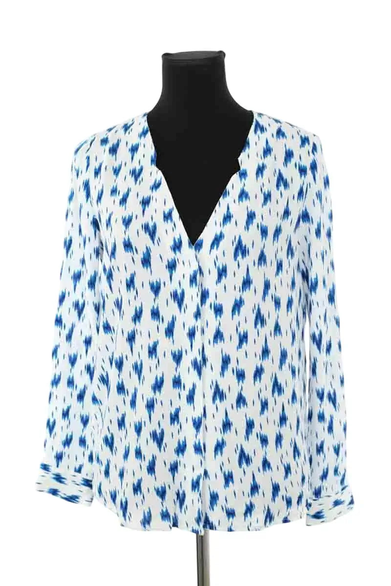 Blouse Ba&Sh Sacha Bleu en Viscose, taille S - Seconde Main