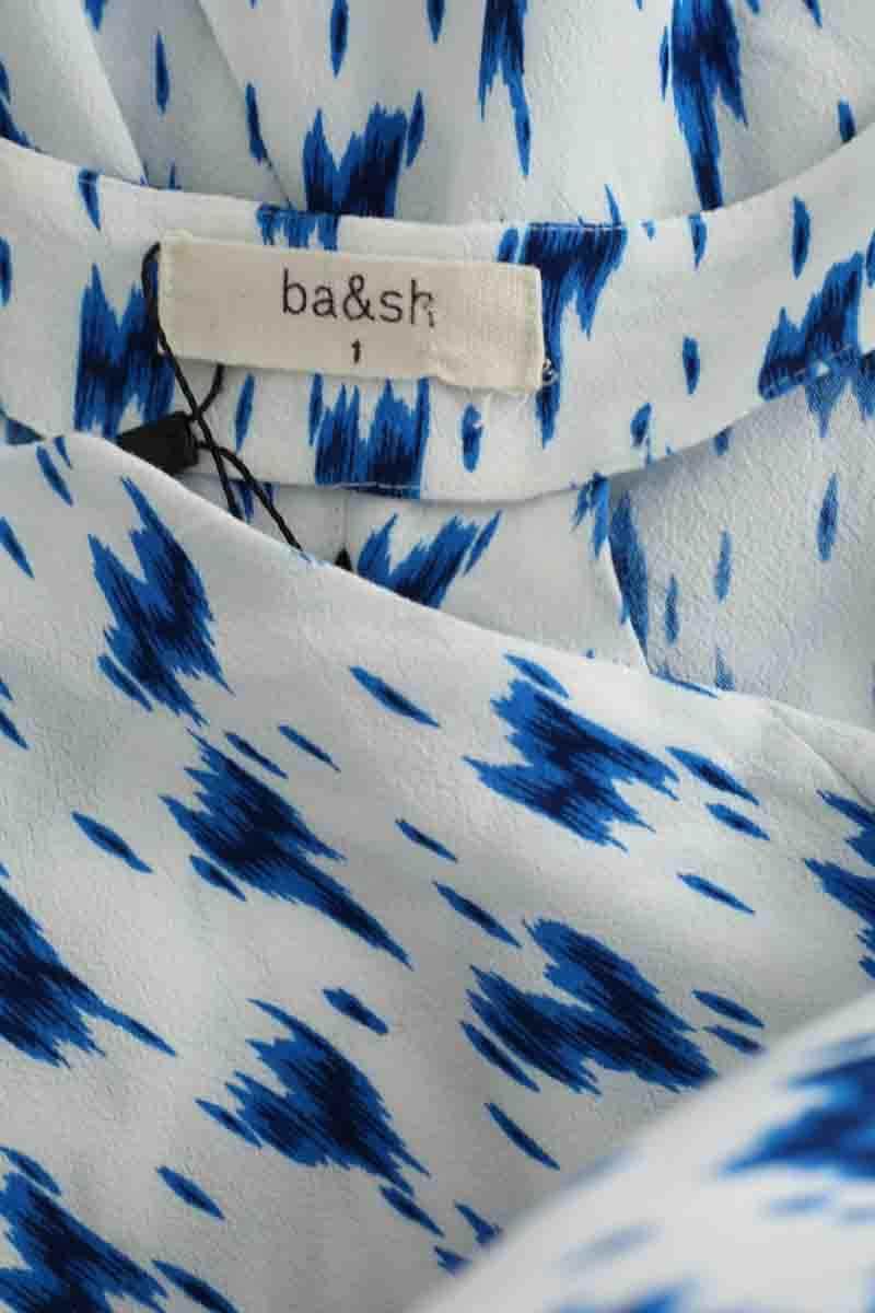 Blouse Ba&Sh Sacha Bleu en Viscose
