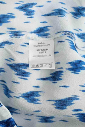 Blouse Ba&Sh Sacha Bleu en Viscose