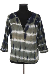 Blouse Ba&Sh Vert en Coton, taille S - Seconde Main