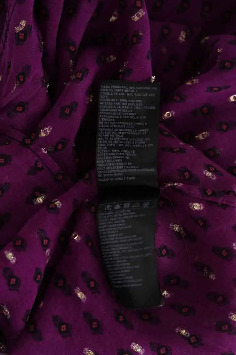 Blouse Ba&Sh Violet en Viscose