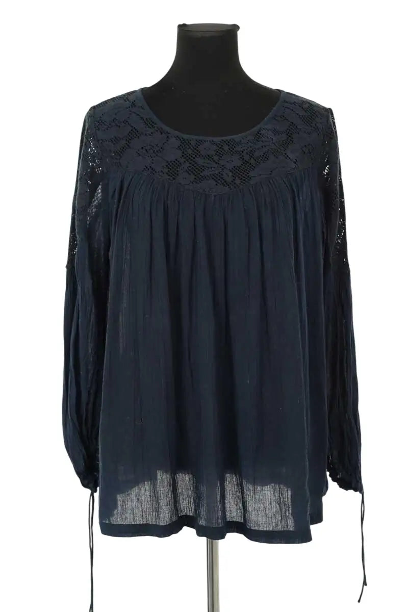 Blouse Berenice Bleu en Synthétique, taille S - Seconde Main
