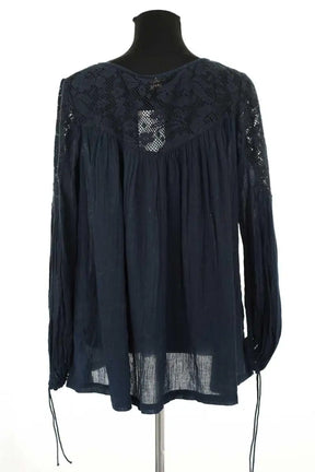 Blouse Berenice Bleu en Synthétique