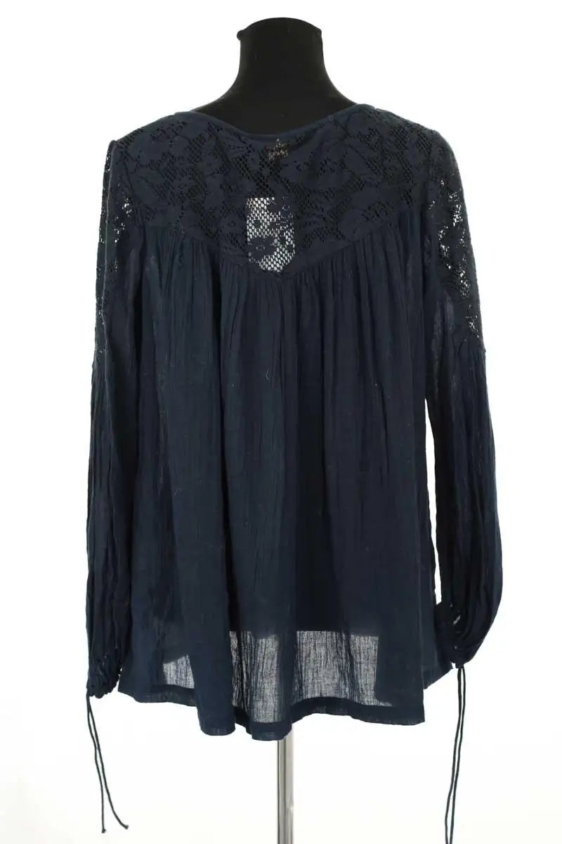 Blouse Berenice Bleu en Synthétique