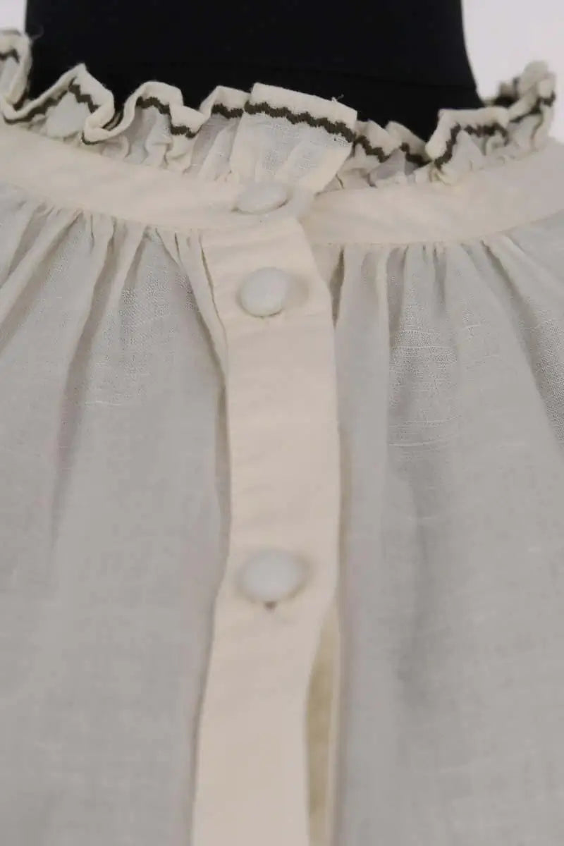Blouse Berenice Ecru en Coton