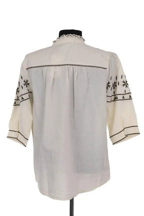 Blouse Berenice Ecru en Coton