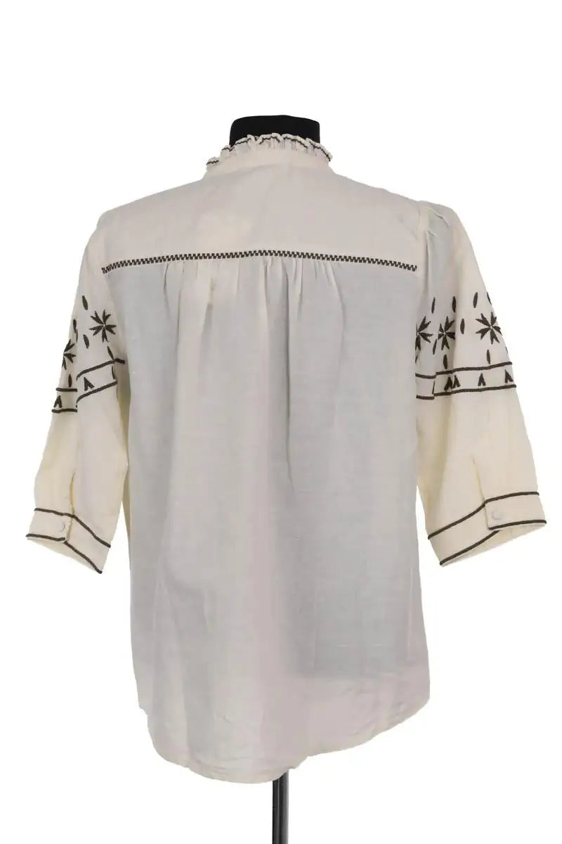 Blouse Berenice Ecru en Coton