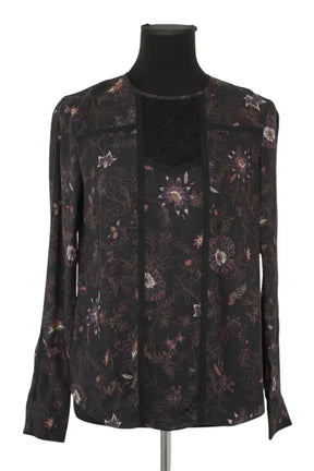 Blouse Berenice Noir en Synthétique, taille S - Seconde Main